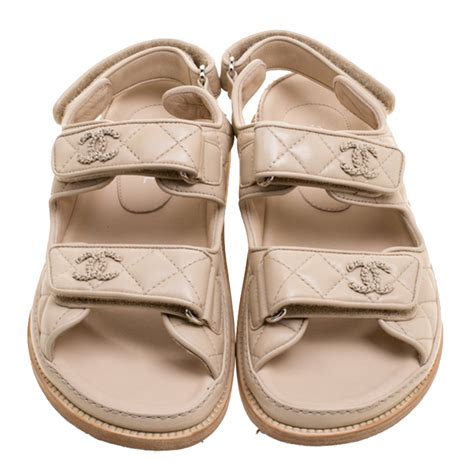 chanel sandalen dames|Chanel sandals cc logo.